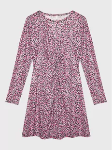 Little Pieces Sukienka codzienna Appa 17130035 Różowy Regular Fit - Sukienki i spódniczki dla dziewczynek - miniaturka - grafika 1