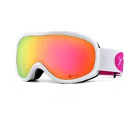 Gogle narciarskie - Steeze Gogle Narciarskie I Snowboardowe Różowo-Białe - miniaturka - grafika 1