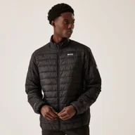 Kurtki i kamizelki sportowe męskie - Regatta Kurtka męska przejściowa ocieplana Hillpack II Czarny, Rozmiar: M - miniaturka - grafika 1