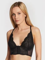 Biustonosze - Gossard Biustonosz braletka Superboost Deep V 7718 Czarny - miniaturka - grafika 1