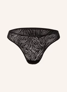 Calvin Klein Stringi Sheer Marquisett schwarz - Majtki damskie - miniaturka - grafika 1