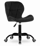 Fotele i krzesła biurowe - LEOBERT Krzesło biurowe  Krzesło obrotowe NOTO aksamit czarne model_3673_1-NOTO-DARY26 - miniaturka - grafika 1