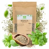 Przyprawy i zioła sypkie - Bazylia Aromatyczna Suszona liść przyprawa naturalna jakość suszone 100g - miniaturka - grafika 1