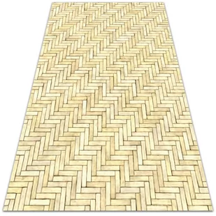 Dywan winylowy do domu Parkiet w jodełkę 140x210 cm - Dywany - miniaturka - grafika 1