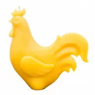 Świece - Świeca z wosku pszczelego kogut płaski duży - miniaturka - grafika 1