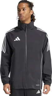Kurtka męska Adidas Kurtka męska adidas Tiro 24 Rain czarno-biała IJ7390 L - Kurtki męskie - miniaturka - grafika 1