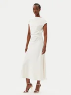 Sukienki - Imperial Sukienka koktajlowa AEAOJBA Écru Regular Fit - miniaturka - grafika 1