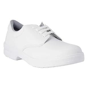 REPOSA buty robocze model pracy, drewniaki do pracy bez ramiączek, Szpilki, zamknięte pięty, antypoślizgowa podeszwa poliuretanowa SRC z antystatycznym, oddychająca i lekka tkanina - Biuro i firma OUTLET - miniaturka - grafika 1