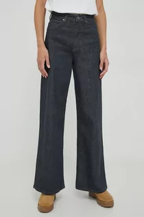 Spodnie damskie - Calvin Klein jeansy damskie kolor szary - grafika 1