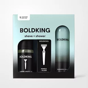 Boldking - The Shower and shave Giftset - zestaw prezentowy pod prysznic i do golenia - Zestawy kosmetyków męskich - miniaturka - grafika 1