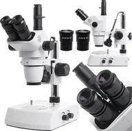 Mikroskopy i lupy - Profesjonalny Mikroskop Optyczny Stereoskopowy Techrebal PC6745 Okular - miniaturka - grafika 1