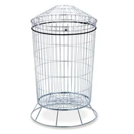 Kosze na śmieci - WANZL Druciany kosz metalowy na śmieci 175 L 12.18312.50-0000 - miniaturka - grafika 1