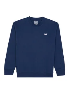 New Balance Bluza MT41507NNY Niebieski Regular Fit - Bluzy męskie - miniaturka - grafika 1