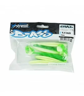 Przynęty Quantum 4Street B-Ass Shad 11Cm 5 Sztuk Quantum 4Street B-Ass Shad Lime - Przynęty - miniaturka - grafika 1