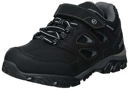 Regatta Unisex dziecięce Chaussures Techniques De Marche Junior Basses Holcombe V buty trekkingowe, Czarny granit - 28 EU