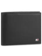 Portfele - Tommy Hilfiger Duży Portfel Męski Eton Cc And Coin Pocket AM0AM00651 Czarny - miniaturka - grafika 1