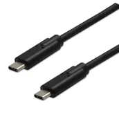 Kable komputerowe i do monitorów - USB kabel (3.2 gen 2), 1m, 10 Gb/s, 5V/3A, czarny - miniaturka - grafika 1