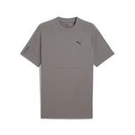 Koszulki sportowe męskie - Męska koszulka PUMATECH PUMA Cast Iron Gray - miniaturka - grafika 1