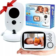 Elektroniczne nianie i monitory oddechu - NIANIA ELEKTRYCZNA LCD MONITOR ODDECHU TRYB NOCNY KAMERA Z MIKROFONEM - miniaturka - grafika 1