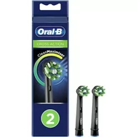 Końcówki do szczoteczek elektrycznych - Braun Końcówki Oral-B EB50 Cross Action Clean Maximiser Czarne 2szt. - miniaturka - grafika 1