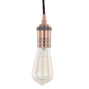 Lampy sufitowe - Italux Lampa wisząca ATRIUM DS-M-036 RED COPPER - miniaturka - grafika 1