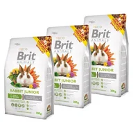 Karma dla gryzoni - Karma dla gryzoni BRIT Rabbit Junior Complete 3 x 300 g - miniaturka - grafika 1