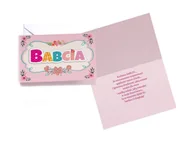 Kartki okolicznościowe i zaproszenia - Kartka z kopertą na Dzień Babci - 1 szt. - miniaturka - grafika 1