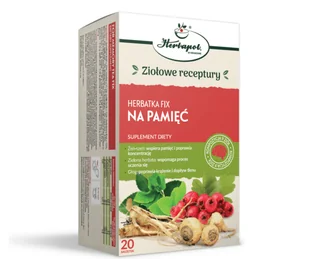 NA PAMIĘĆ w fixie. Herbatka ziołowa. Herbapol 20 torebek - Układ nerwowy - miniaturka - grafika 1