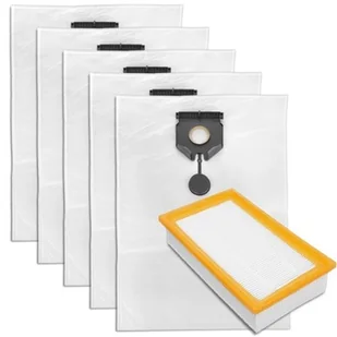 5x Worki Filtr do Karcher Nt 30/1 Nt 40/1 Nt 50/1 Tact Ap 6.904-367.0 - Filtry do odkurzaczy - miniaturka - grafika 1
