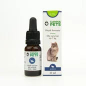 Pokarm dla ryb - Olejek konopny 0,5% dla zwierząt - łosoś 10ml - miniaturka - grafika 1
