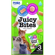 Przysmaki dla kotów - Inaba Inaba Juicy Bites Wilgotne Przysmaki dla Kota : Smak - Domowy bulion i kalmar 3x11,3g - miniaturka - grafika 1