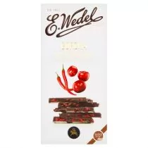 E.Wedel Premium Czekolada gorzka cząstki wiśni z chili 100 g - Czekolada - miniaturka - grafika 1