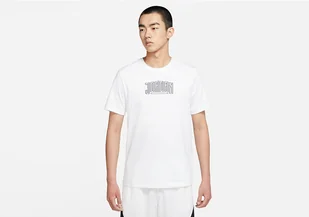 Nike Air Jordan Dri-Fit Sport Dna Tee White - Koszulki męskie - miniaturka - grafika 1
