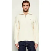 Swetry męskie - Lacoste Sweter Relaxed fit z dodatkiem wełny - miniaturka - grafika 1