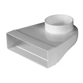 Łączniki, trójniki, kształtki - Kolano łącznikowe 90' (60x204/100) - miniaturka - grafika 1