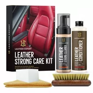 Środki do obuwia i ubrań - LEATHER EXPERT STRONG CARE KIT 200ML+250ML - ZESTAW DO CZYSZCZENIA I PIELĘGNACJI SKÓRY LE-18-2STR - miniaturka - grafika 1