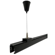 Lampy pozostałe - Zawiesie do szyn 3F 1,5M czarne TRA-SUS-BK - miniaturka - grafika 1