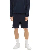 Spodenki damskie - TOM TAILOR Denim Męskie bermudy dresowe szorty 1035679, 10668 - Sky Captain Blue, XL - miniaturka - grafika 1