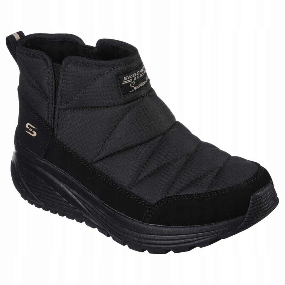 Skechers Damskie Buty Zimowe Wsuwane Bobs Sparrow 2.0 Czarne 35,5 EU