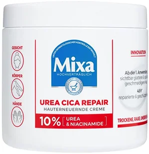 Mixa Urea Cica Repair Krem Nawilżający, 400 ml - Kremy do twarzy - miniaturka - grafika 1