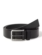 Paski - Calvin Klein Pasek męski Warmth Oiled Grain 3,5 cm skórzany pasek, Ck czarny, 95 - miniaturka - grafika 1