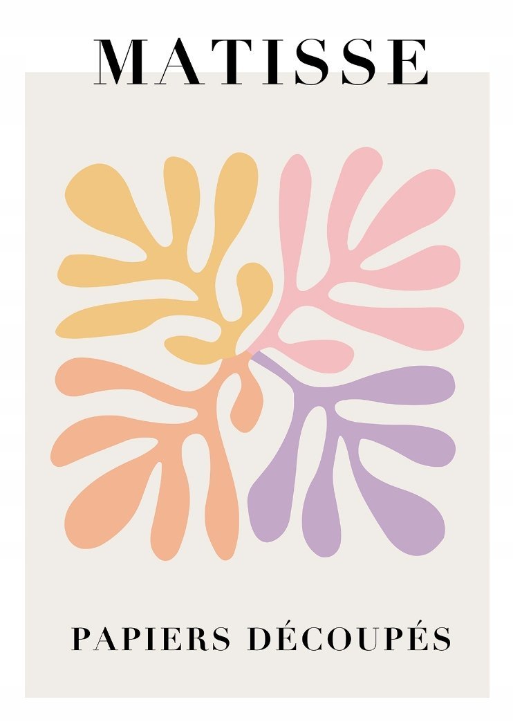 PODKŁADKA POD MYSZ Nadruk 22x18 cm Henri Matisse Wycinanki Tekst Prezent