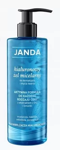 Janda, Oczyszczający hialuronowy żel micelarny, 400ml - Żele do mycia twarzy - miniaturka - grafika 1