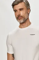 Koszulki męskie - G-Star Raw T-shirt D19070.C723 kolor biały gładki - miniaturka - grafika 1