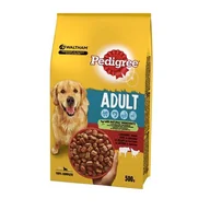 Sucha karma dla psów - Pedigree Z wołowiną i kurczakiem 0,5 kg - miniaturka - grafika 1