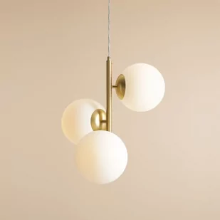 Fin M lampa wisząca 3-punktowa mosiądz 1120E40_M - Lampy sufitowe - miniaturka - grafika 1