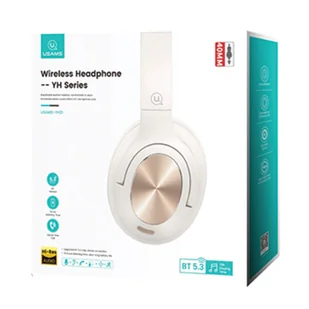 USAMS Słuchawki nauszne Bluetooth 5.3 US-YH Series beżowy/beige TDLYEJYS02 (USAMS-YH21) - Słuchawki - miniaturka - grafika 8