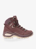 Buty trekkingowe damskie - Buty turystyczne damskie wysokie Lowa Renegade Evo GTX Mid - brown rose/panna - miniaturka - grafika 1