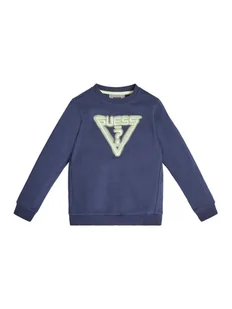 Guess Bluzka L3GQ21 FL04D Niebieski Regular Fit - Bluzki damskie - miniaturka - grafika 1