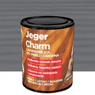 Farby i impregnaty do drewna - Lakierobejca do mebli i drewna Charm szary satyna 0.75 l Jeger - miniaturka - grafika 1